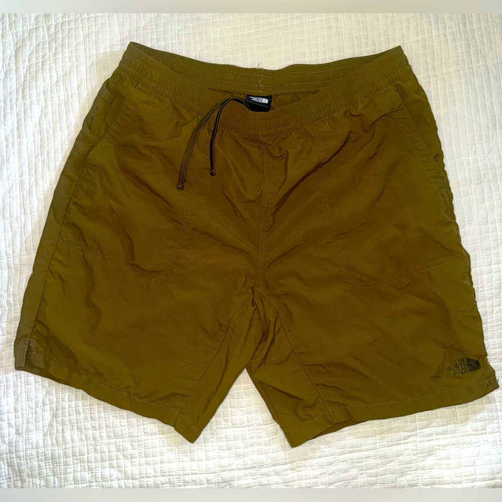 The North Face Outdoor Brown Green Shorts Bottoms active Dry